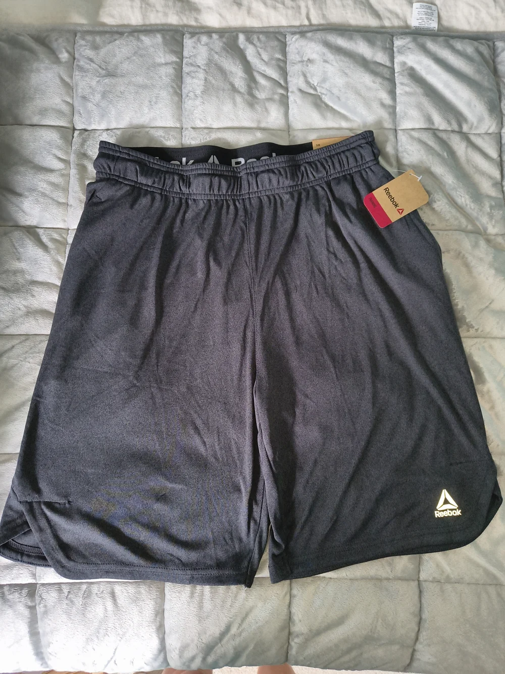 Reebok Men's Black Athletic Performance Shorts